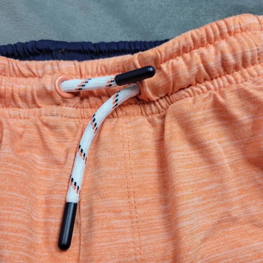 Tommy Bahama Shorts Boys Size‎ 7/8 Orange Polyester Drawstring Elastic Waist